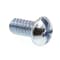 Prime-Line Machine Screw, Round, Phil/Sltd Comb Drive No. 10-24 X 3/8in Zinc Plated Steel 100PK 9004521 - alternate 1